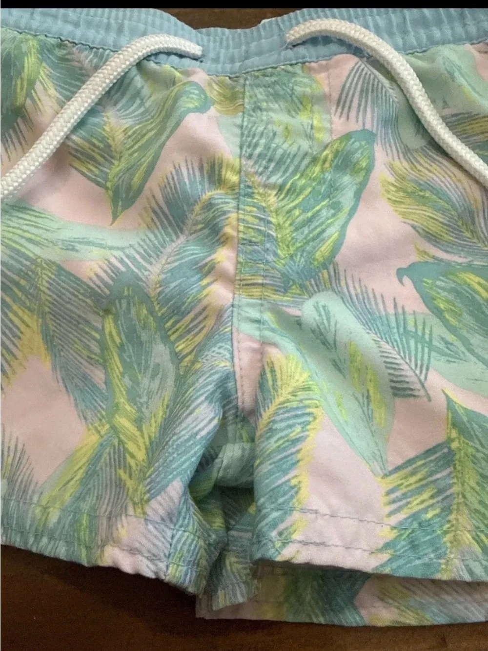 Floatimini Kids Palm Print Swim Trunks